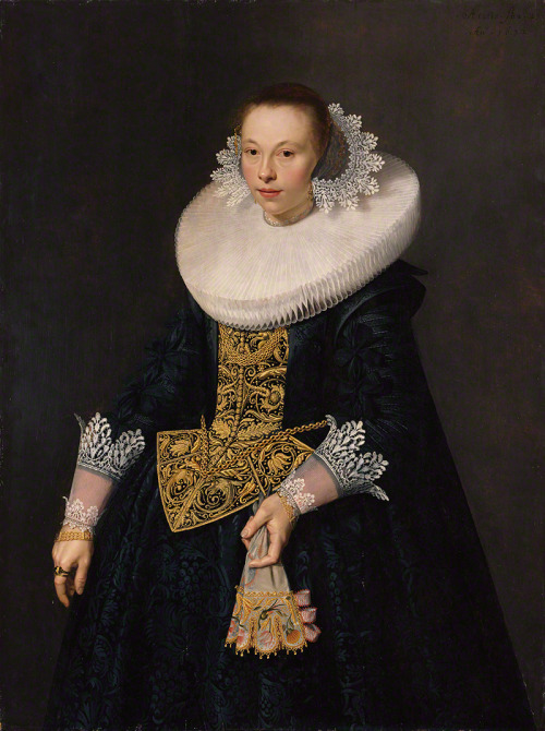 Portrait of a woman, attr. to Pieter Soutman 1625-30,Portrait of a Young Woman by Nicolaes Eliasz. P