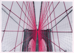 manamorimoto:  Embroidered Brooklyn Bridge