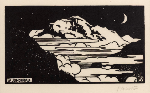Félix Vallotton, The Mont-Blanc & The Jungfrau, 1896