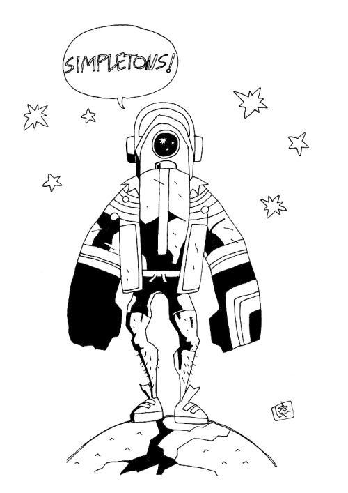 DJ Subatomic Supernova for Mike Mignola style!