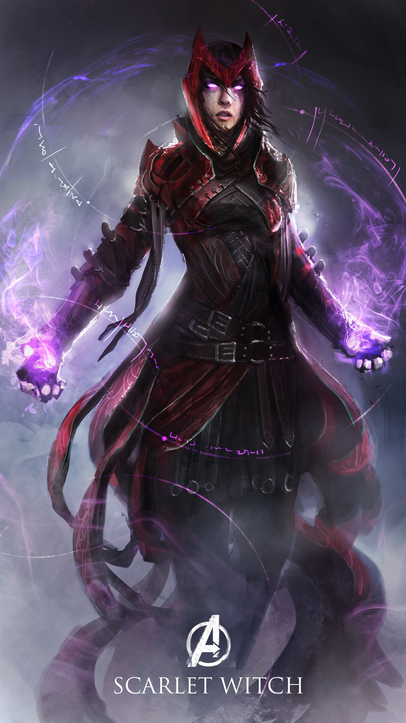 pxlbyte:  The Avengers Illustrated as a Dark FantasyDaniel Kamarudin is the man behind
