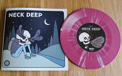 Guldse:  Neck Deep / Knuckle Puck - Split 7” /250 Purple &Amp;Amp; White Splatter