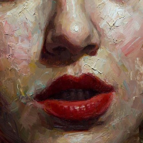 Matt Talbert (American, based Tustin, CA, USA) - Normal (detail), 2017 Paintings: Oil