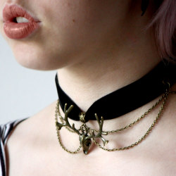 littlealienproducts:  Velvet Ribbon Chain