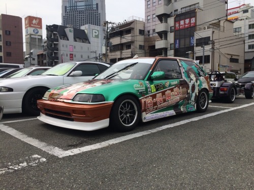 Itasha Kanjo Civic, Nipponbashi, Osaka