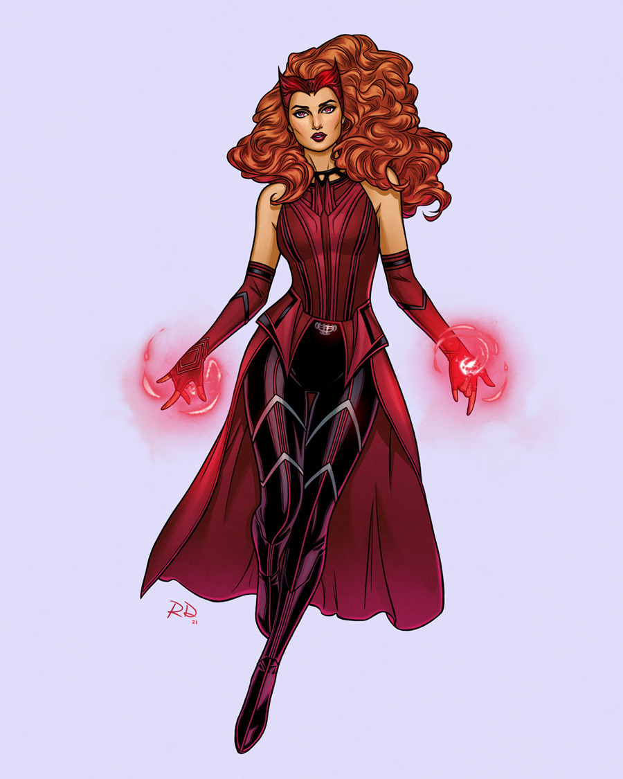 10 Best Scarlet Witch Costumes From Marvel Comics