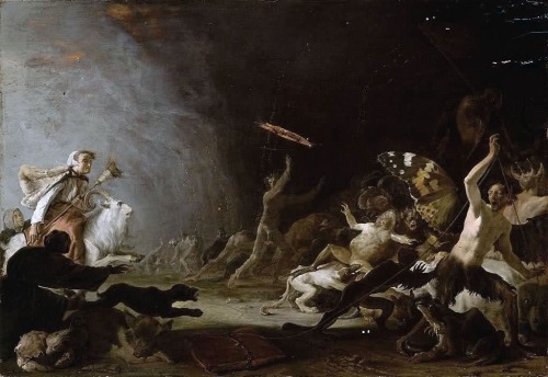 templeofapelles: Cornelis Saftleven Witches’ Sabbath (1650)