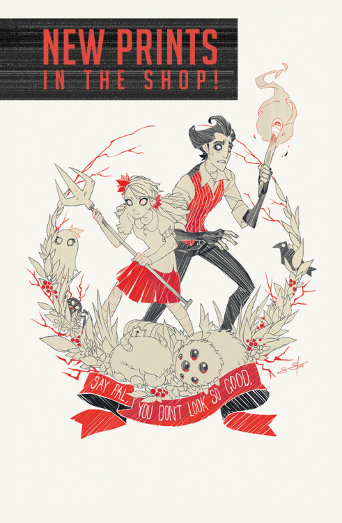 There are a few new prints in stock in my Tictail for Don’t Starve Together and Yakuza fans. ♥︎ I’m 
