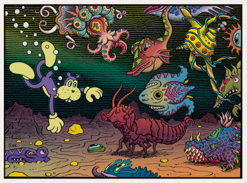 geritsel: Jim Woodring - Frank