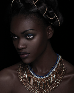 devoutfashion:  Kenton Magazine - JEWELS OF THE DARK Photographer - Wade HudsonModel - Latonya@ Elite Models Toronto 