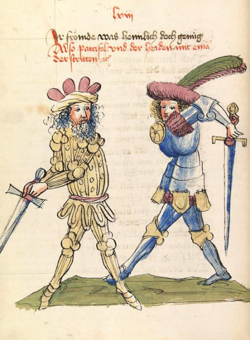 The story of Parzival and Condwiramurs by Diebold Lauber, c. 1443-46