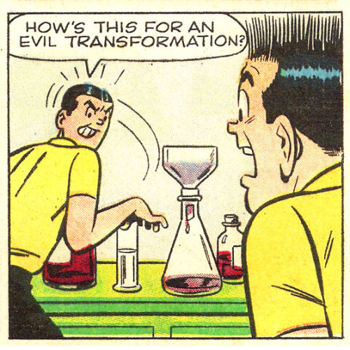 “How’s this for an evil transformation?” Archie #157 (August 1965)