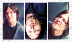 pitiful-firefly:  kiss face reedus ×3