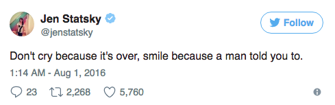 buzzfeed:  21 Tweets For Women That Are So Real It Hurts A Little