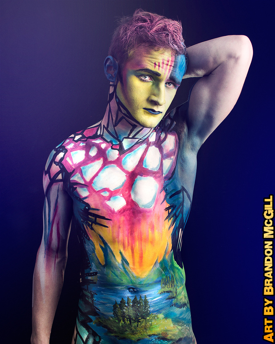 ryandevon: brandonmcgill:   ARTISTS PAINTING EACH OTHER (NSFW) Hey folks! Brandon