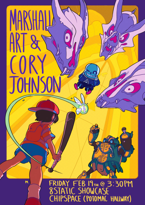 I was asked to do a poster for Marshall Art’s and Cory Johnson’s Chipspace performance a