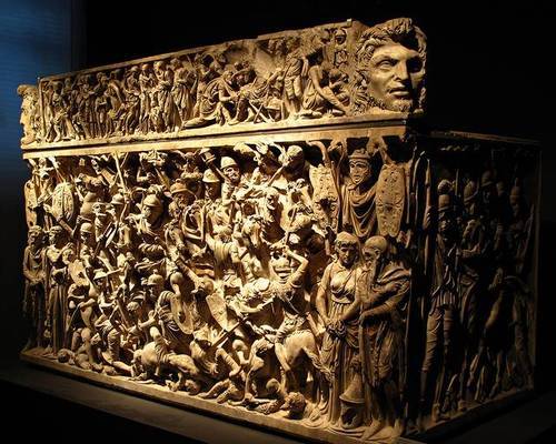 ignudiamore:Portonaccio Sarcophagus.Roman, 190 AD.