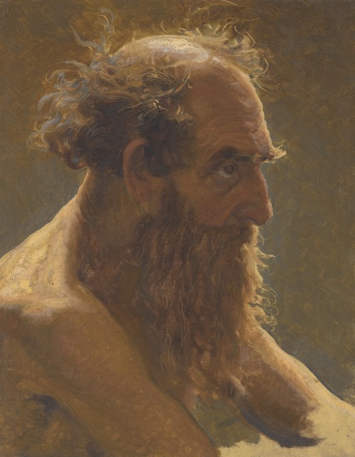 Ilya Repin (Russian, 1844-1930), Study for Job and His Comforters. Oil on canvas, 44 x 35.5 cm.