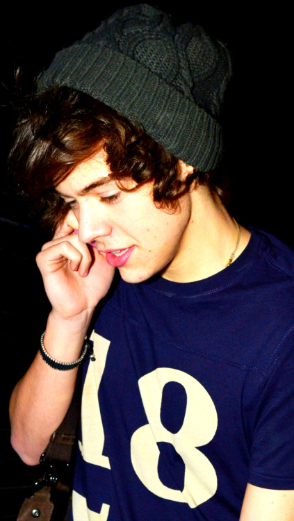larrygang-ordie:  stopithazza:  Harry Styles Beanie Appreciation (part one)   his bear one tho omg 