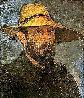 10  hairymouthfuls: Władysław Ślewiński: self-portrait.