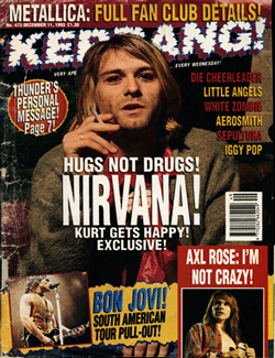  Kurt Cobain in magazines. 