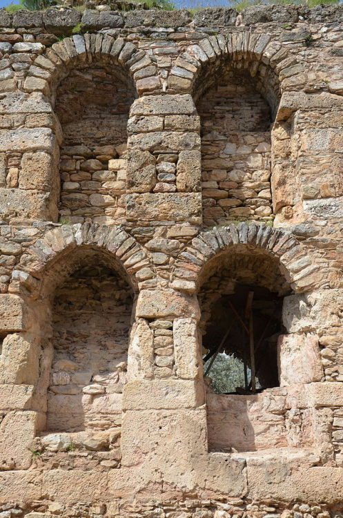 historyfilia:Roman library from Nysa on the Maeander, Turkey