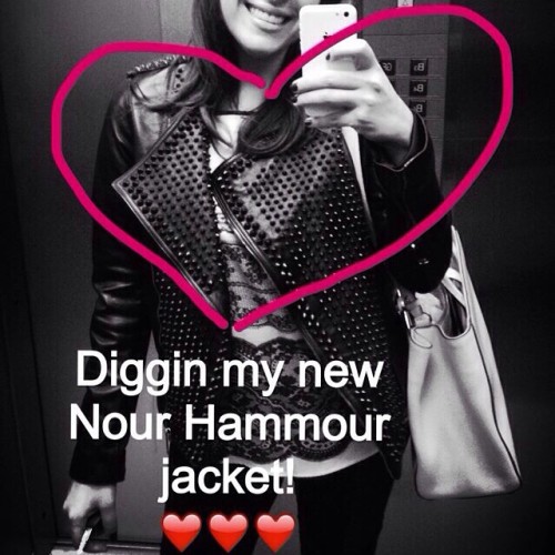 Diggin @nourhammour_paris !!! Cant get enough of this brand and you look fabulish in it! @rsawaf #style #aw14 #fashion #fabulish