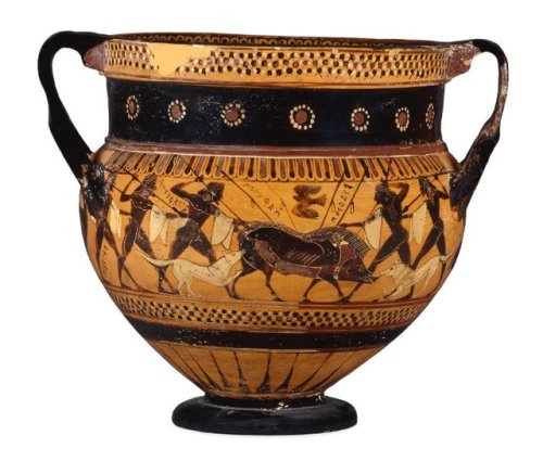 Hunt Krater )* Corinthian vase from 6th century BCE* British Museum