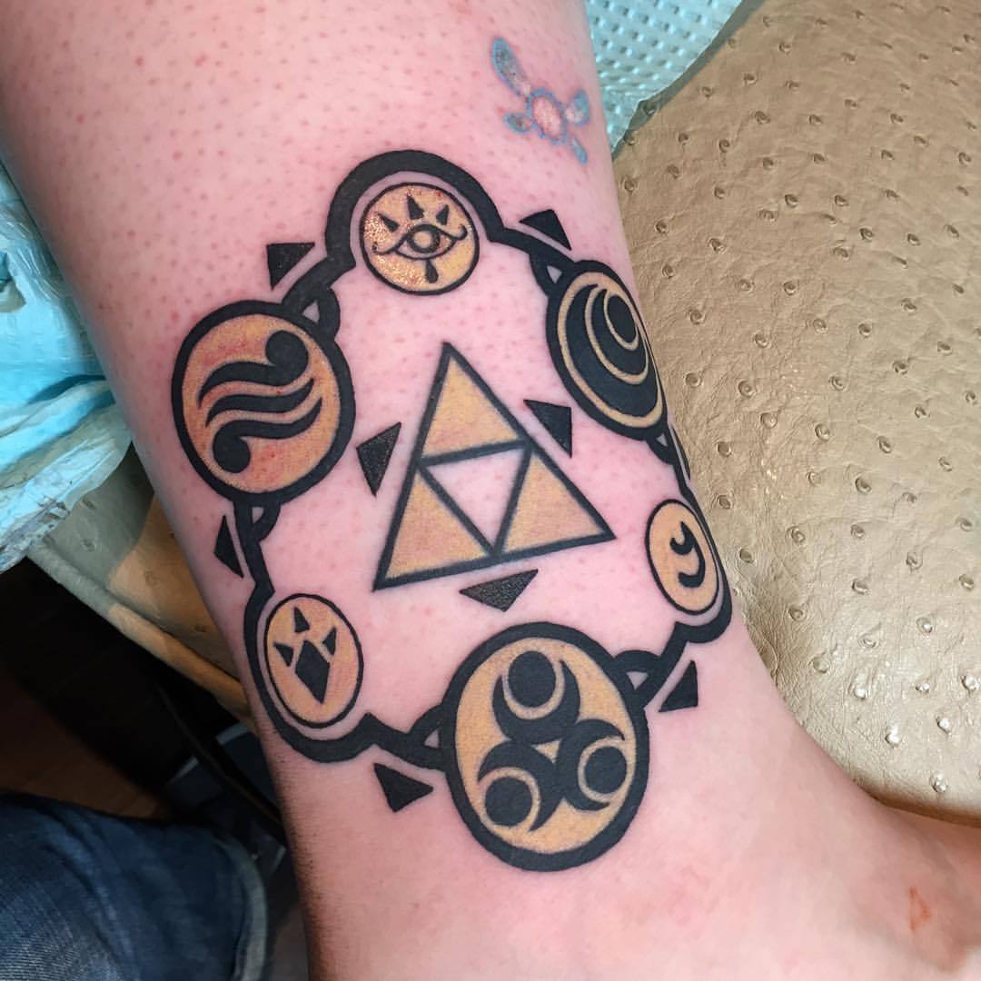 zelda triforce outline