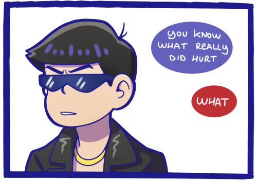 bromatsu:  he cant be stopped