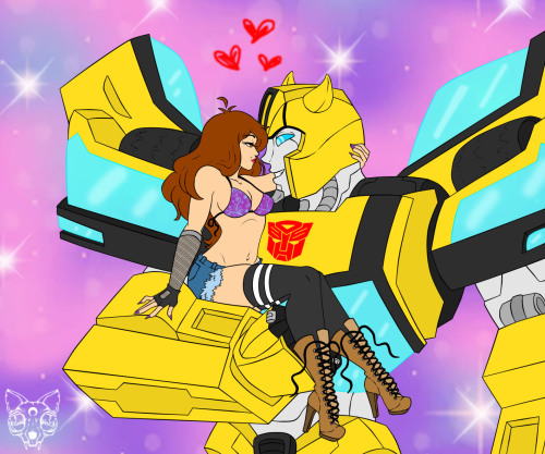Some CharBee WIP that was inspired by @youkaiyume ‘s adorable Bumblebee and Charlie artwork. <3