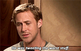 ryangoslingsource:  Why Ryan Gosling Sucks At Tweeting 