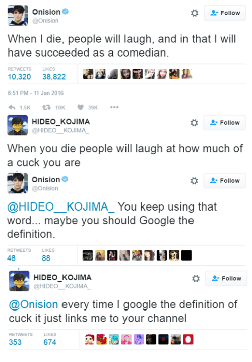 b-noons: ad-hominem-sappies:  gerbildine: Kojima fucking annihilates  What’s a god to a non-be