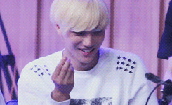 clrao-deactivated20170612:   kai touching his hair and acting stupid and putting