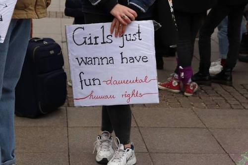 Demo zum Weltfrauentag, Hamburg