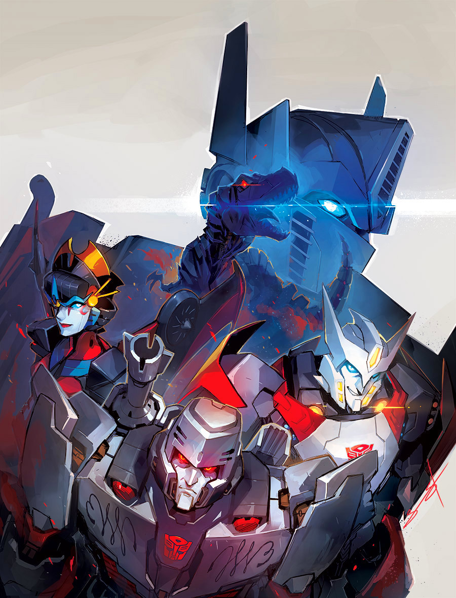 fayren:
“ Well!! Some of you may or may not have seen some Transformers on the front cover of the recently revealed September PREVIEWS! I was so humbled and excited to be asked to work on it, I hope you enjoy how it turned out! I was really stoked to...