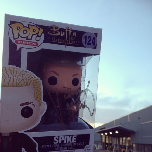 Supernova was amazing 😄 And now I’ve met James Masters. I can die happy. I met my favourite actor of all time.  #Supernova #Supernova2015 #supernovaMelbourne #Spike #popvinyl #JamesMasters #signature #cryingwithjoy #