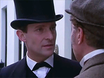 granadabrettishholmes:Jeremy Brett at his best Sometimes I just go, watch an episode of Granada Holm