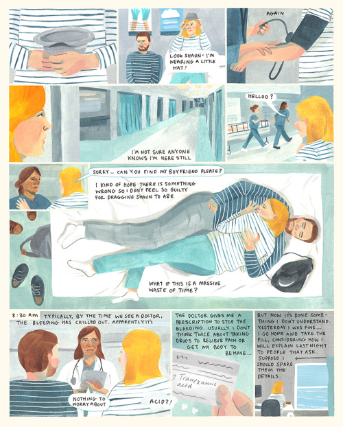 A comic I wrote last year about smear tests.I originally wrote it for a collection of autobiographic