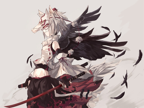 Animes demons wolf girls