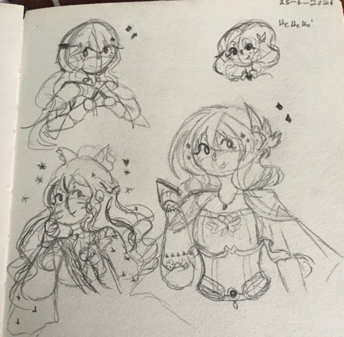 Pencil Doodles Of The Day Ft. A Poorly Drawing Seliph, A Tinny Yosano, Nanna And Anisa
