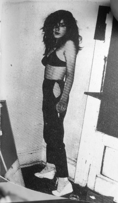 Hard-Boiled-Lizzy:  Lizzy Mercier Descloux Photographed By Richard Hell, December
