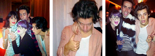 mr-styles:  Harry Styles @ Alexa Chung’s Birthday Party - 10/11 