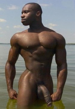 afriboys:  Muscular black male 