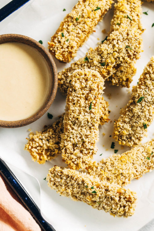 tinykitchenvegan: Crispy Baked Tempeh Fingers