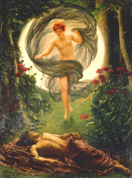 fuckyeahpaganism:Selene, Goddess of the Moon, and Endymion: pg. 95, You and the Universe
