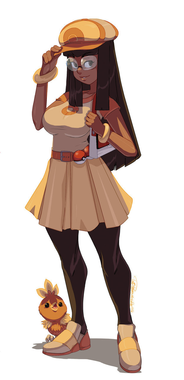 tovio-rogers:  my girlfriend ladycandy2011 recently got into pokemanz so i drew her