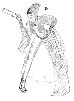 ronidraws:  so i thought, “Hey, Bayonetta