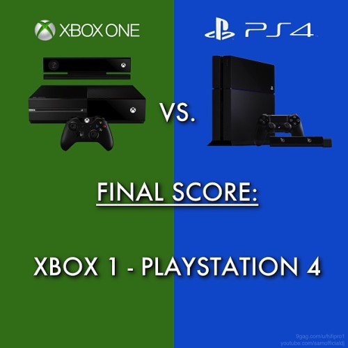 9gag:  Next Gen console war results  tedy concorda