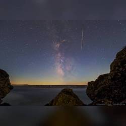 Perseid by the Sea #nasa #apod #perseid #meteor